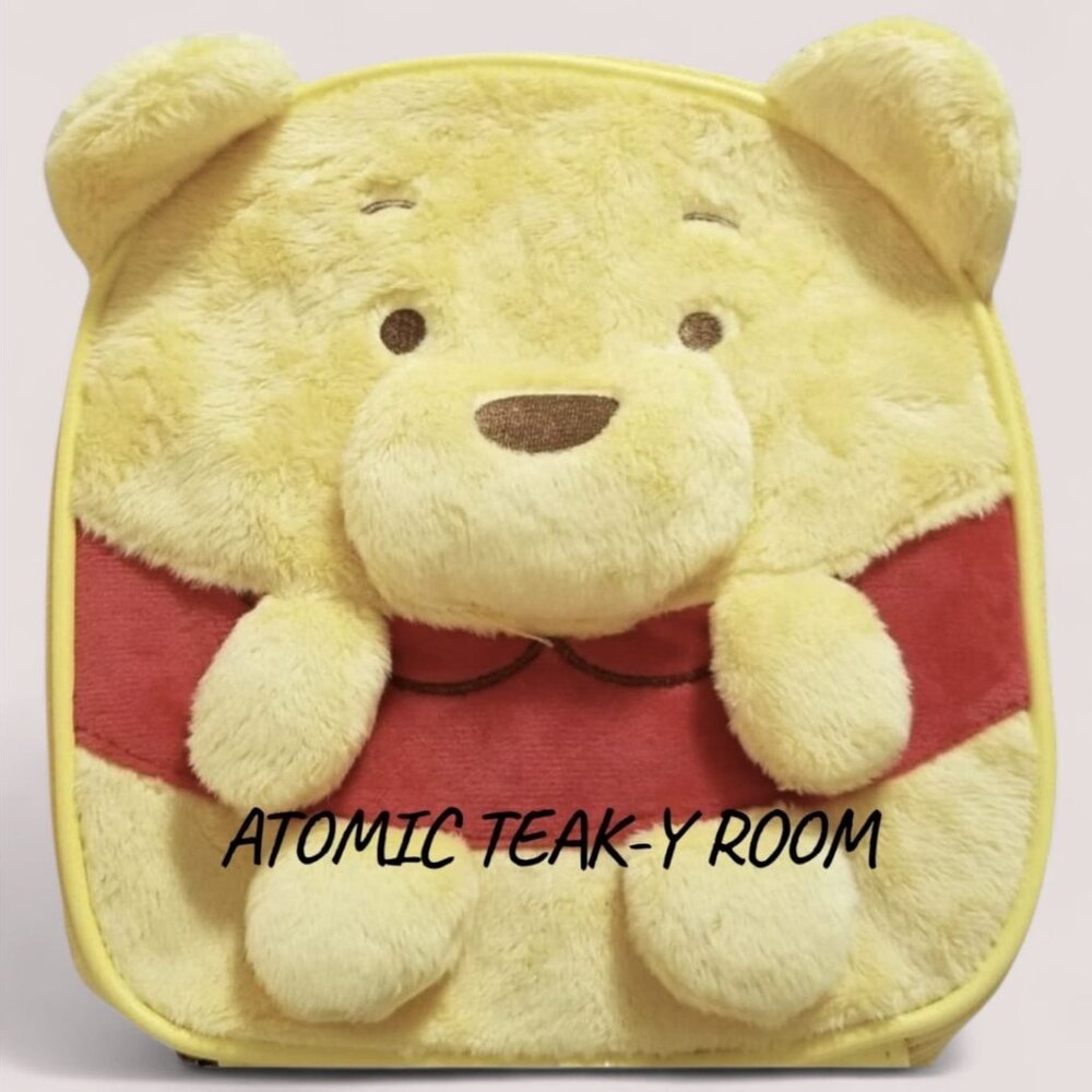 Disney Winnie the Pooh Plush Make up/Cosmetics Case/Zippered Bag - NWT